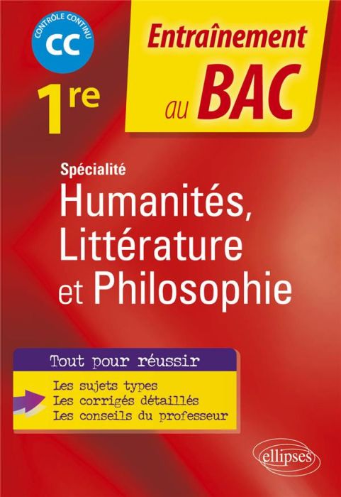 Emprunter Spécialité Humanités, Littérature et Philosophie 1re. Edition 2022 livre