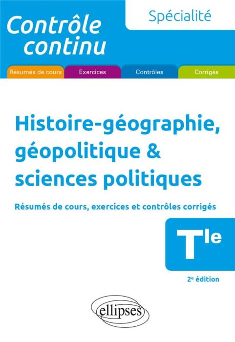 Emprunter Histoire-géographie, géopolitique & sciences politiques Tle. Résumés de cours, exercices et contrôle livre