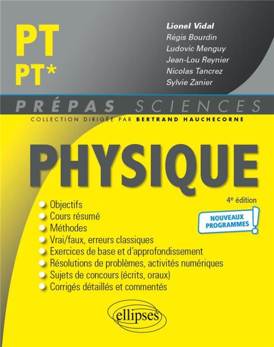Emprunter Physique PT/PT*. 4e édition livre