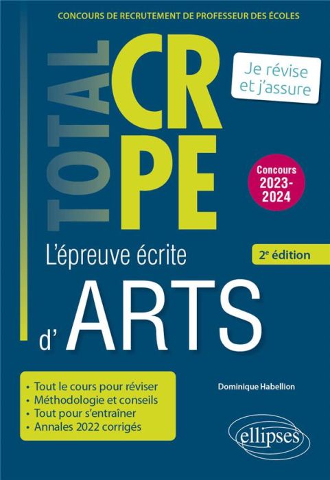 Emprunter L'épreuve écrite d’arts. Edition 2023-2024 livre