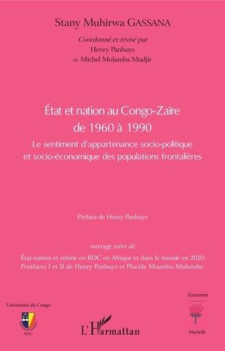 Emprunter Etat et nation au Congo-Zaïre de 1960 à 1990. Le sentiment d'appartenanace socio-politique et socio- livre