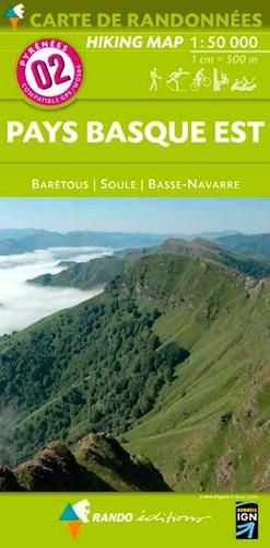 Emprunter Pays Basque Est. 1/50 000 livre