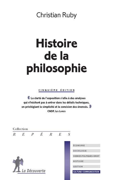Emprunter Histoire de la philosophie. 5e édition livre