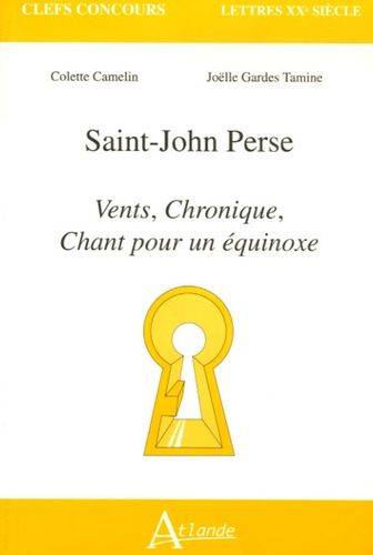 Emprunter Saint-John Perse. Vents, Chronique, Chant pour un équinoxe livre