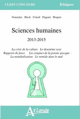 Emprunter Sciences humaines 2013-2015 livre