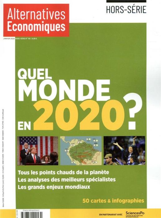 Emprunter Alternatives économiques Hors-série N° 119, janvier 2020 : Quel monde en 2020 ? livre