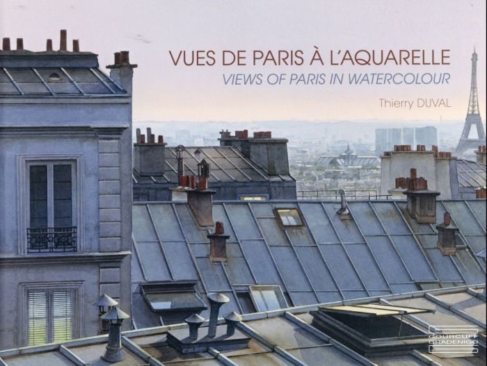 Emprunter Vues de Paris à l'aquarelle. Ouvrage bilingue, Edition bilingue français-anglais livre