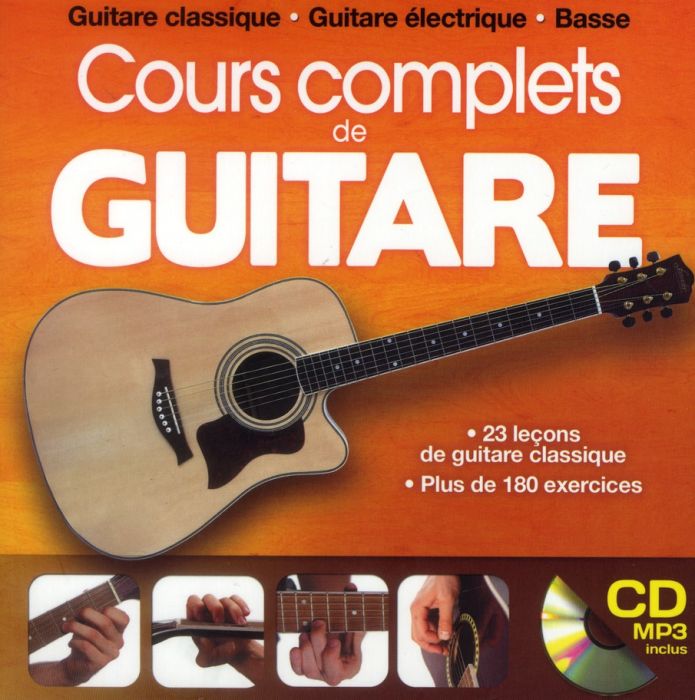 Emprunter Cours complets de guitare. Avec 1 CD audio MP3 livre