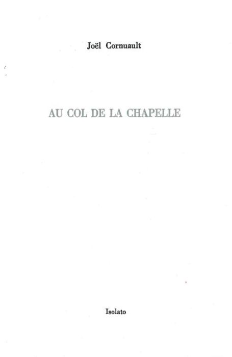 Emprunter Au col de La Chapelle (dix-huitième arrondissement) livre