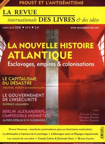 Emprunter La revue internationale des livres & des idées N° 4, Mars-avril 2008 : La nouvelle histoire atlantiq livre
