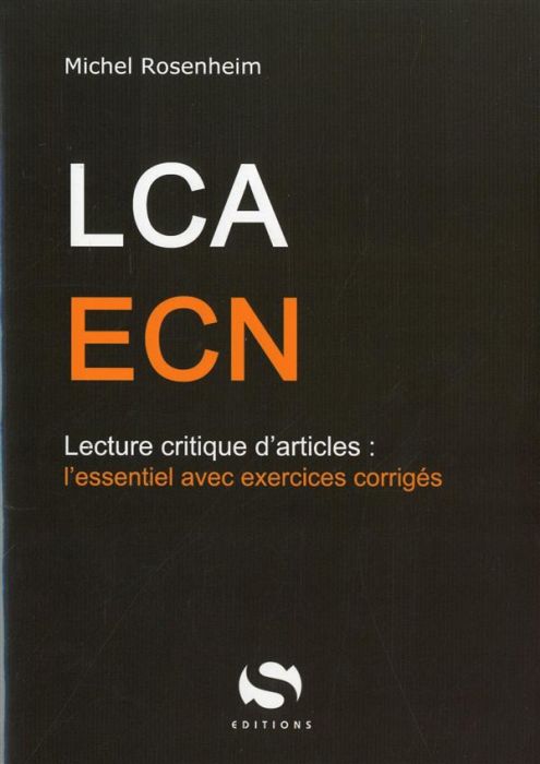 Emprunter LCA ECN, Lecture critique d'articles : l'essentiel. Avec des exercices corrigés livre