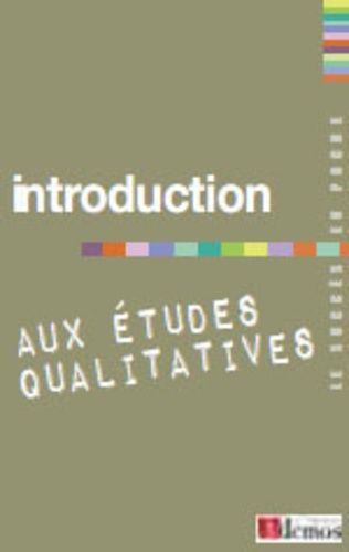 Emprunter Introduction aux études qualitatives livre