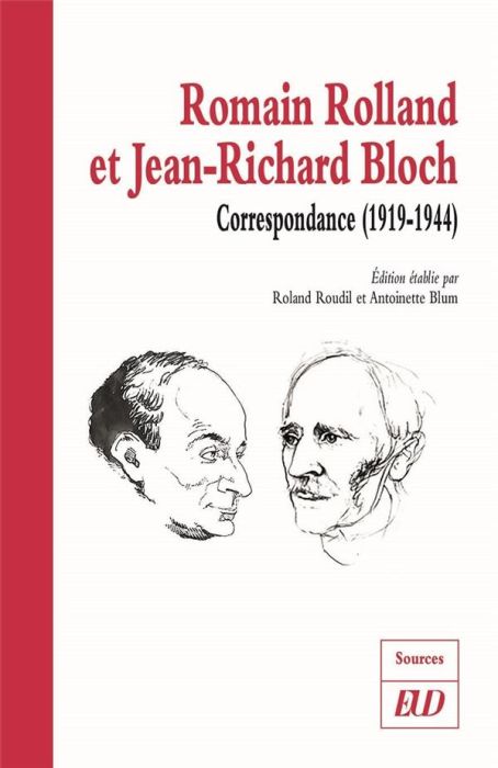 Emprunter Romain Rolland et Jean-Richard Bloch. Correspondance (1919-1944) livre