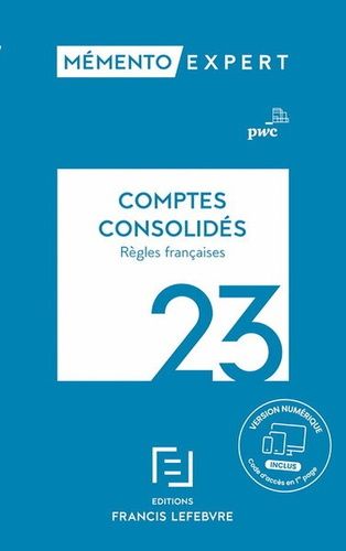 Emprunter Comptes consolidés. Règles françaises, Edition 2023 livre