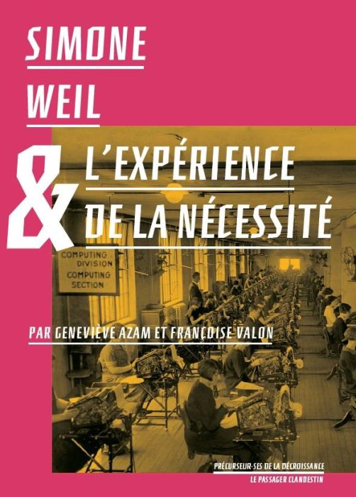 Emprunter Simone Weil & l'expérience de la nécessité livre