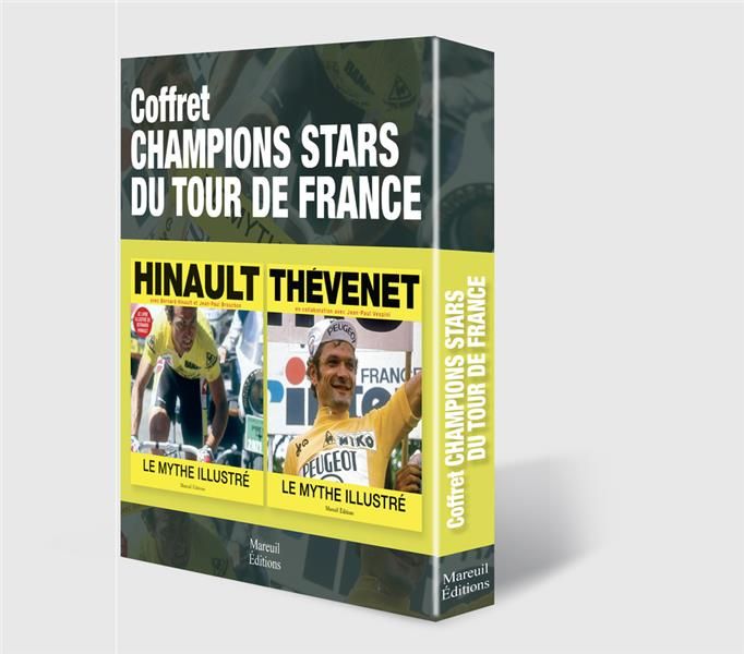 Emprunter Coffret Champions stars du tour de France en 2 volumes. Hinault, le mythe illustré %3B Thévent, le myt livre
