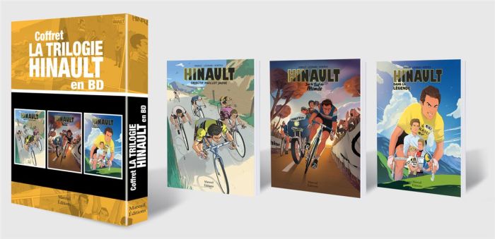 Emprunter Coffret La trilogie Hinault en BD - 3 tomes livre