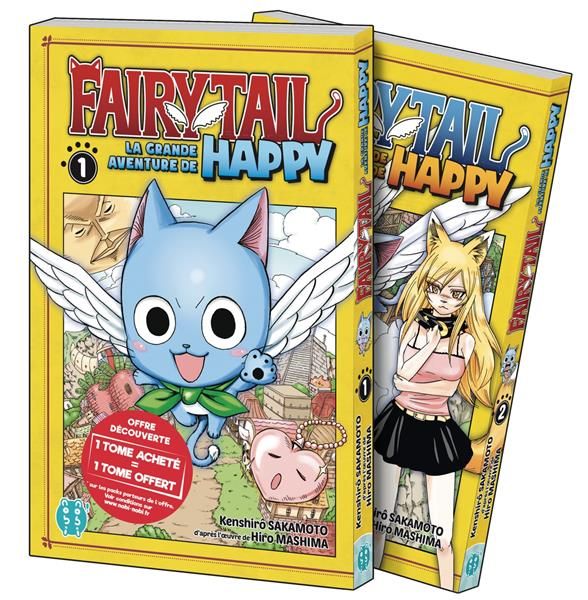 Emprunter Fairy Tail - La grande aventure de Happy : Pack en deux volumes : Tomes 1 et 2. Dont tome 1 offert, livre