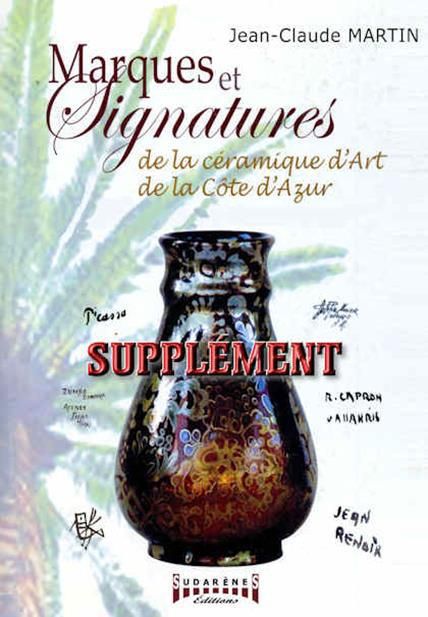 Emprunter Supplément de marques et signatures de la céramique d'art de la Côte d'Azur livre