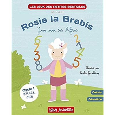 Emprunter Rosie la brebis joue avec les chiffres. Calcul, géométrie Cycle 1 (CP, CE1, CE2) livre