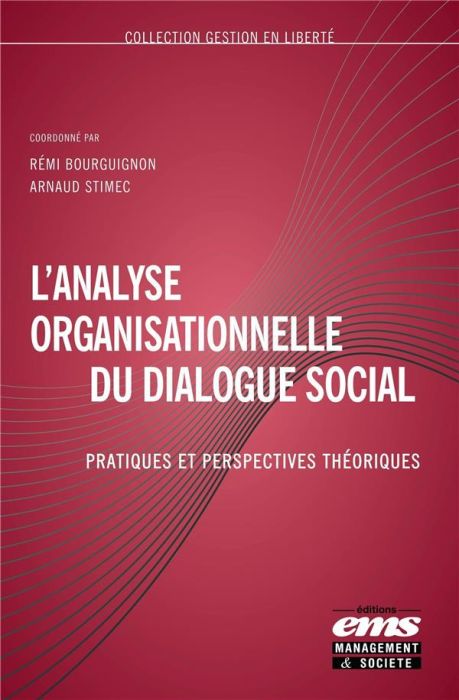 Emprunter L'analyse organisationnelle du dialogue social. Pratiques et perspectives théoriques livre