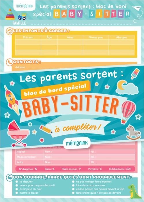 Emprunter Les parents sortent : bloc de bord spécial baby-sitter à compléter ! livre