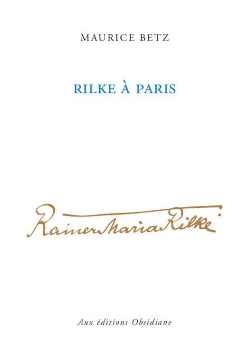 Emprunter Rilke à Paris livre