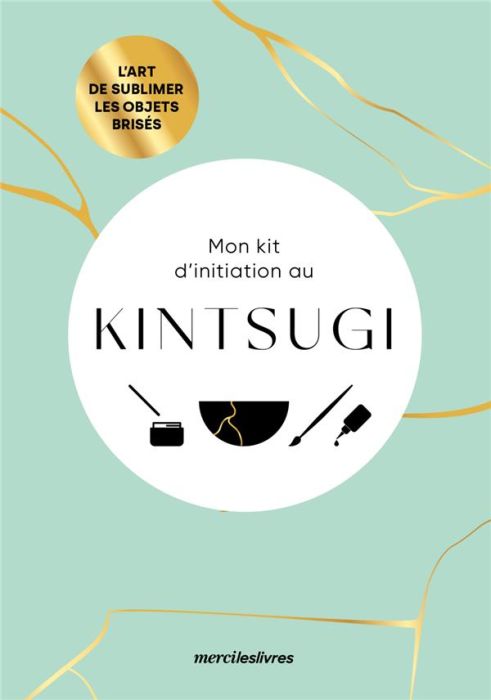 Emprunter Mon kit d'initiation au Kintsugi. L'art de sublimer les objets brisés. Coffret avec 1 livre, 1 coupe livre