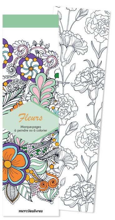 Emprunter Marque-pages - Fleurs. 50 marque-pages à peindre ou à colorier livre