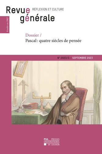 Emprunter Revue générale n° 2023/3. Dossier / Pascal : quatre siècles de pensée livre