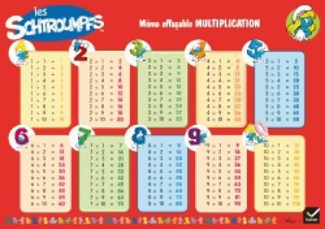 Emprunter Mémo effaçable multiplication Les Schtroumpfs livre