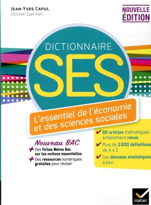Emprunter Dictionnaire SES. L'essentiel de l'économie et des sciences sociales AE livre