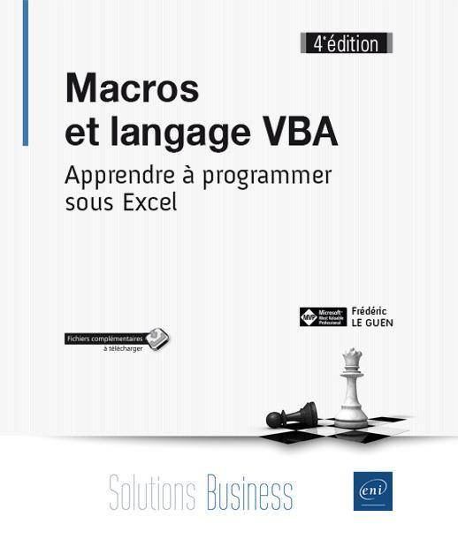 Emprunter Macros et langage VBA. Apprendre à programmer sous Excel, 4e édition livre
