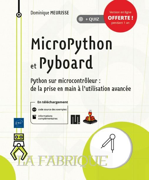 Emprunter Micropython et Pyboard livre