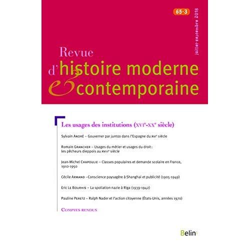Emprunter Revue d'histoire moderne et contemporaine/653/Revue d'histoire moderne et contemporaine Tome 653 livre
