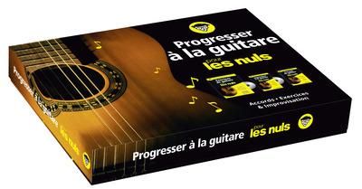 Emprunter Progresser à la guitare pour les nuls. Coffret en 3 volumes : Exercices à la guitare pour les nuls %3B livre