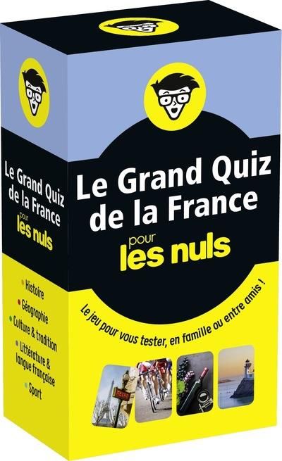 Emprunter BOITE A QUESTIONS - LE GRAND QUIZ DE LA FRANCE POUR LES NULS livre