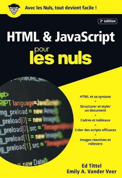 Emprunter HTML & JavaScript pour les nuls. 2e édition livre