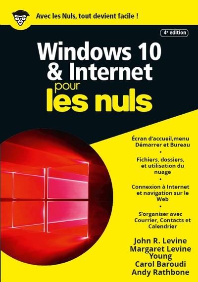 Emprunter Windows 10 & internet pour les nuls. 4e édition livre