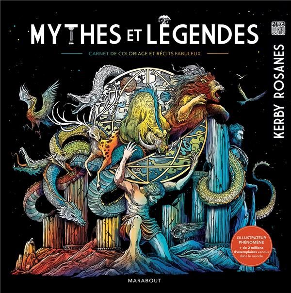 Emprunter Mythes et légendes. Carnet de coloriage & récits fabuleux livre