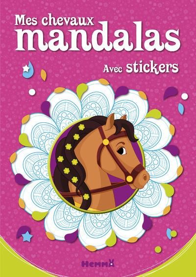 Emprunter Mes chevaux mandalas avec stickers livre