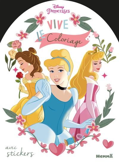 Emprunter Disney princesses Cendrillon, Belle, Aurore. Avec stickers livre
