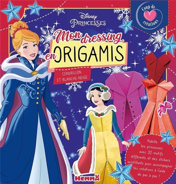 Emprunter Disney Princesses Mon dressing en origamis Cendrillon et Blanche-Neige livre