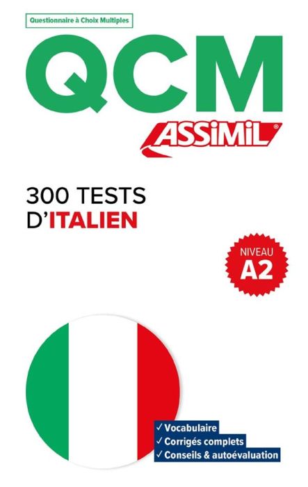 Emprunter 300 tests d'italien. Niveau A2 livre