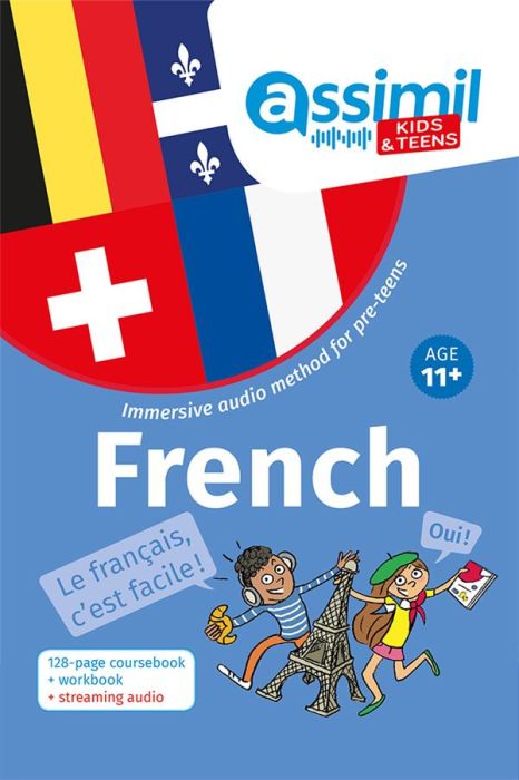 Emprunter French. Immersive audio method for pre-teens, avec 1 cahier d'exercices livre