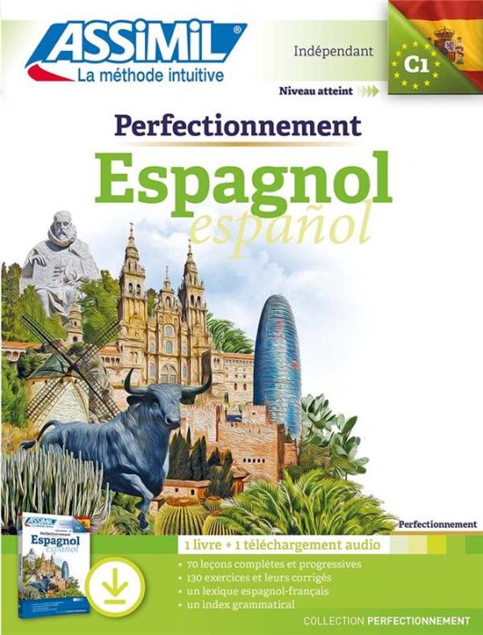 Emprunter Perfectionnement Espagnol C1. 1 livre plus 1 téléchargement audio livre
