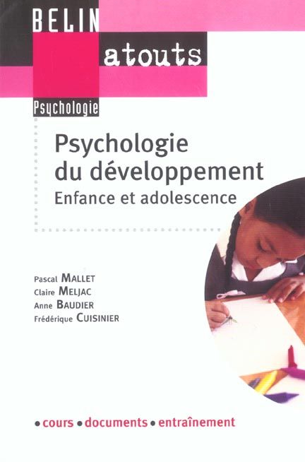Emprunter Psychologie du développement. Enfance et adolescence livre