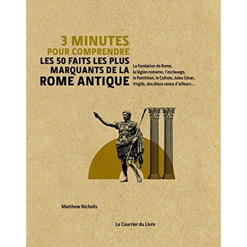 Emprunter 3 minutes pour comprendre les 50 faits les plus marquants de la Rome antique livre