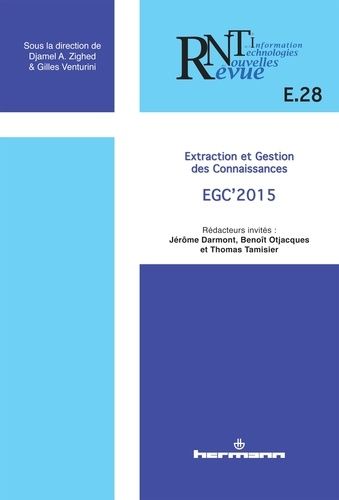 Emprunter Revue des Nouvelles Technologies de l'Information E-28 : Extraction et gestion des connaissances EGC livre