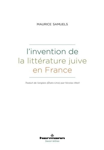 Emprunter L'invention de la littérature juive en France livre